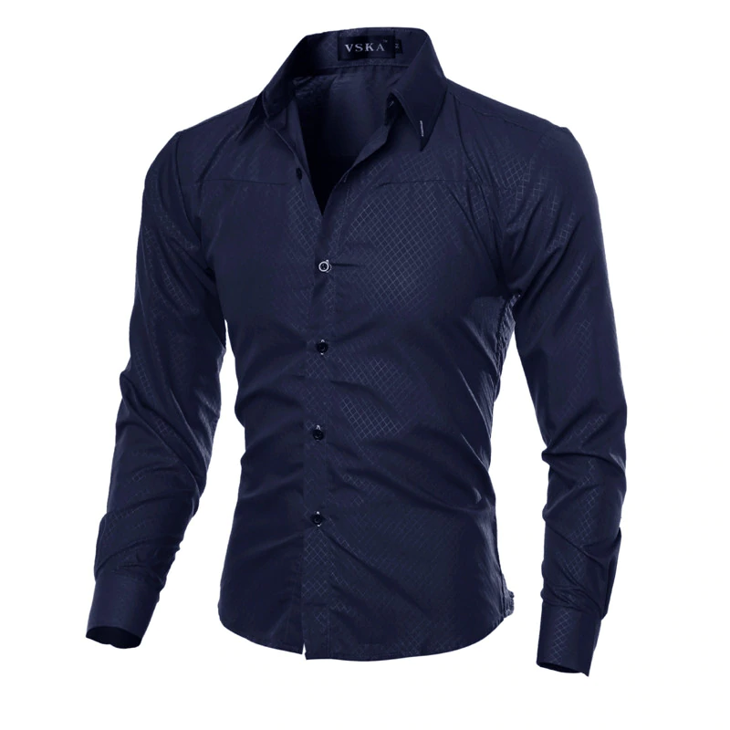 Camisa de hombre de algodón de marca de talla grande 5XL, ropa para hombre, camisa lisa y suave
