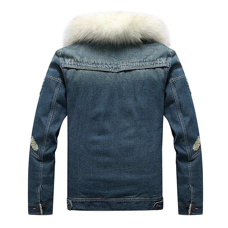 Nueva chaqueta vaquera de invierno para hombre de HENCHIRY
