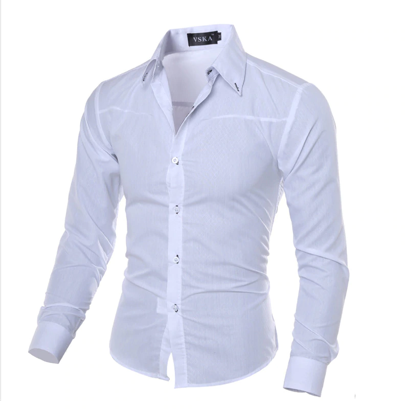 Camisa de hombre de algodón de marca de talla grande 5XL, ropa para hombre, camisa lisa y suave