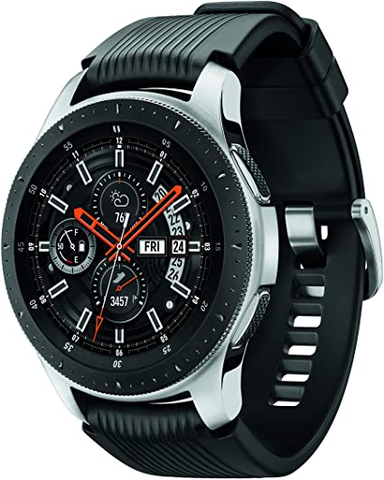 Reloj inteligente Samsung Galaxy Watch (46 mm, GPS, Bluetooth) – Plata/Negro