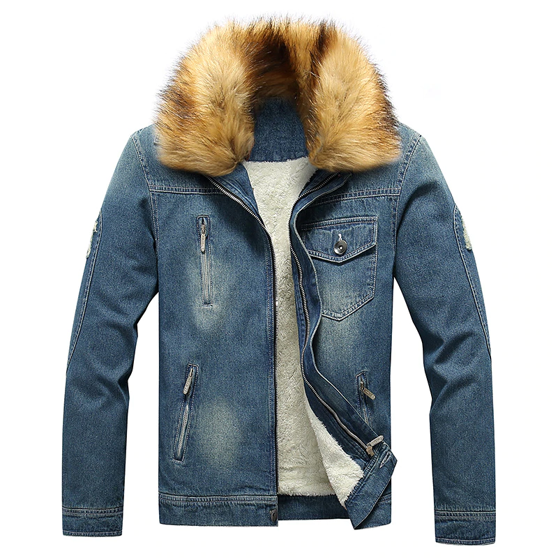 Nueva chaqueta vaquera de invierno para hombre de HENCHIRY
