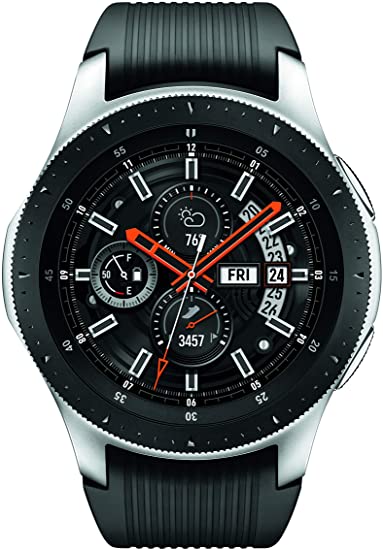 Reloj inteligente Samsung Galaxy Watch (46 mm, GPS, Bluetooth) – Plata/Negro
